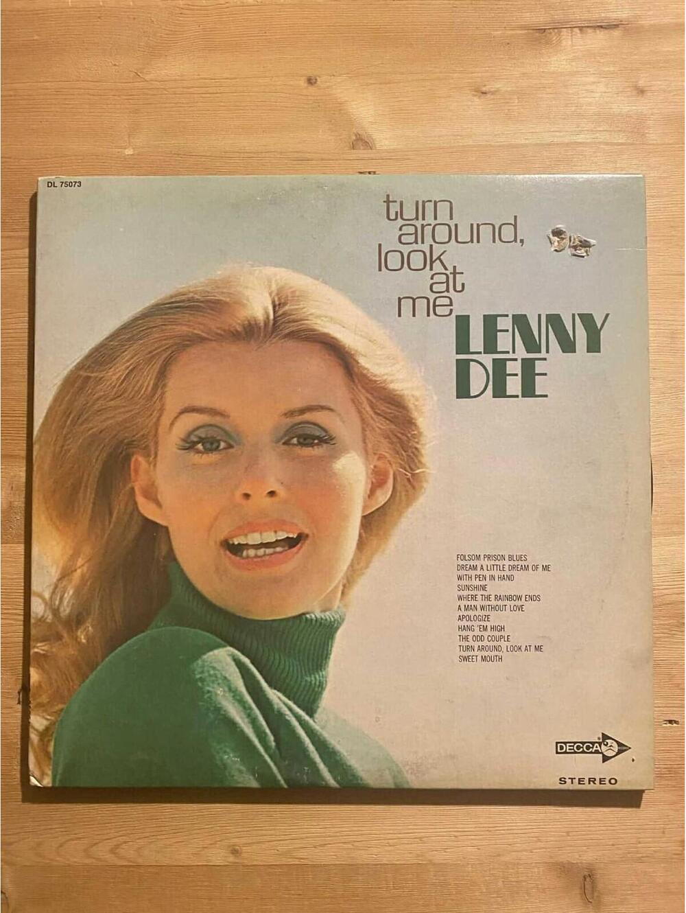 Lenny Dee – Turn Around, Look At Me Vintage 33rpm VG+ AB24